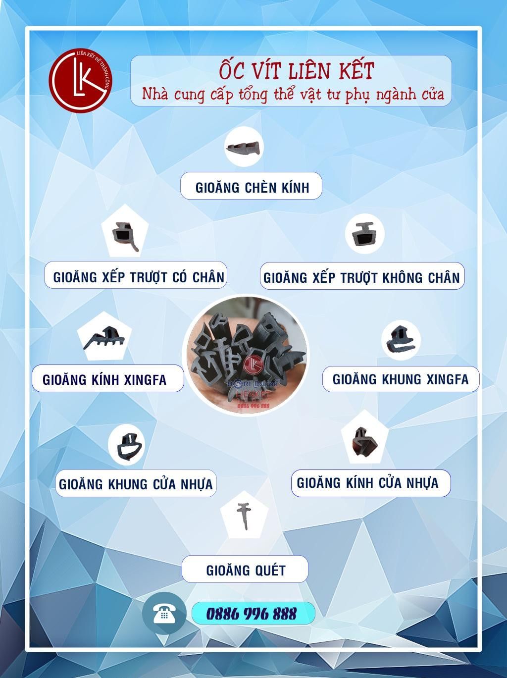 Gioăng cao su DORI các loại